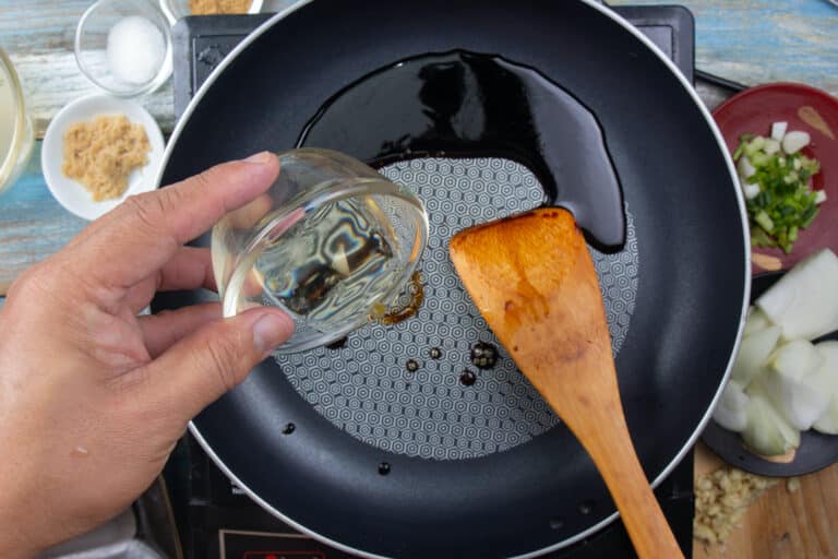 Cooking with mirin