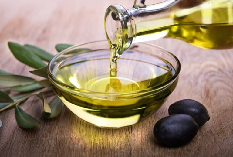 Cooking with olive oil