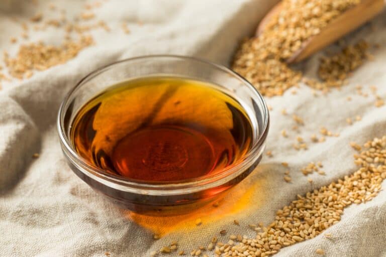 Cooking with sesame oil