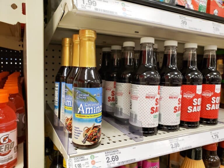 Coconut aminos vs. soy sauce